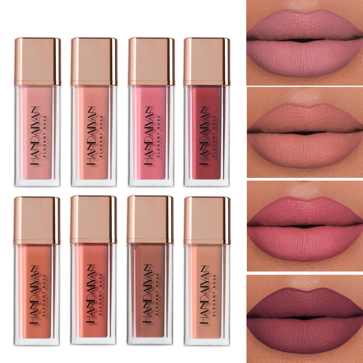 Matte Mud Lip Glaze Colors